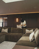 Harper Charles stylist completing the final styling within a luxury private residence